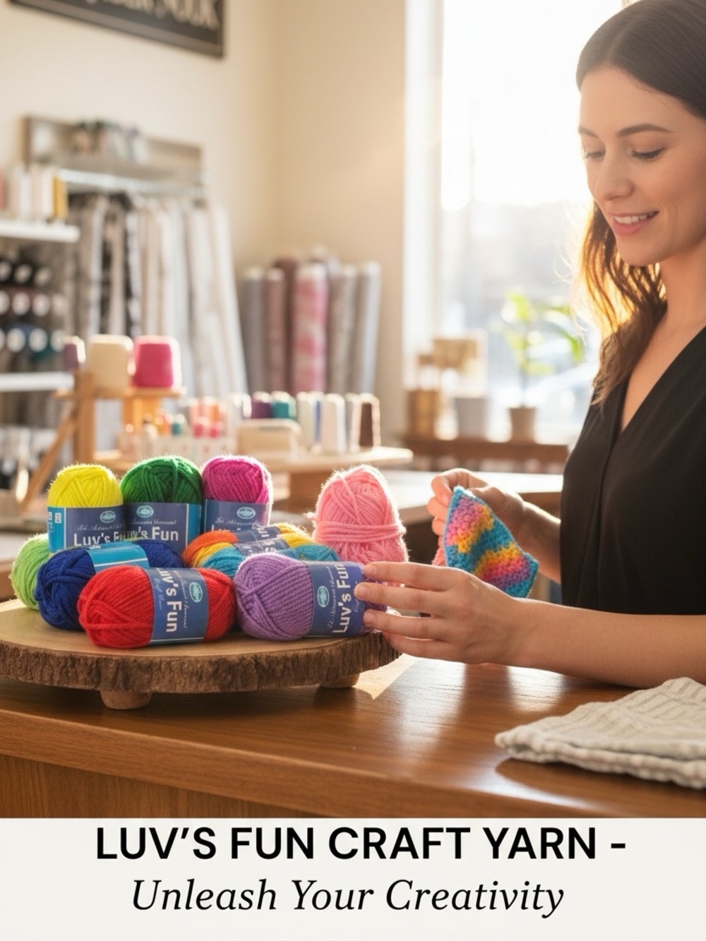 👛 (ANY 2/$20) LUV’S FUN CRAFT YARN - Assorted Colours